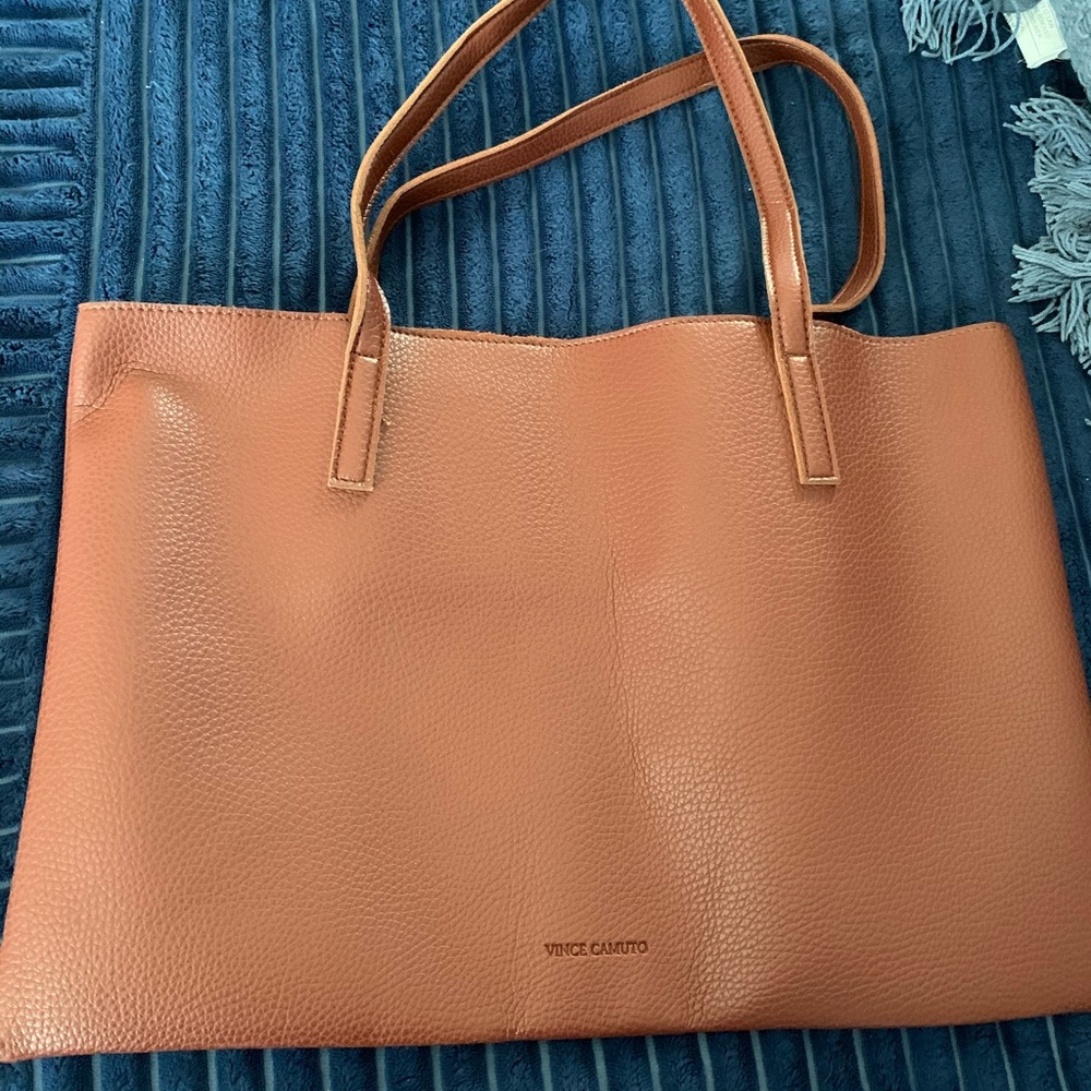 Vince Camuto Red Desert Tote Bag
